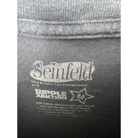Seinfeld Shirt Mens Medium Navy Blue Graphic Tee TV Show Comedy - Picture 2 of 5